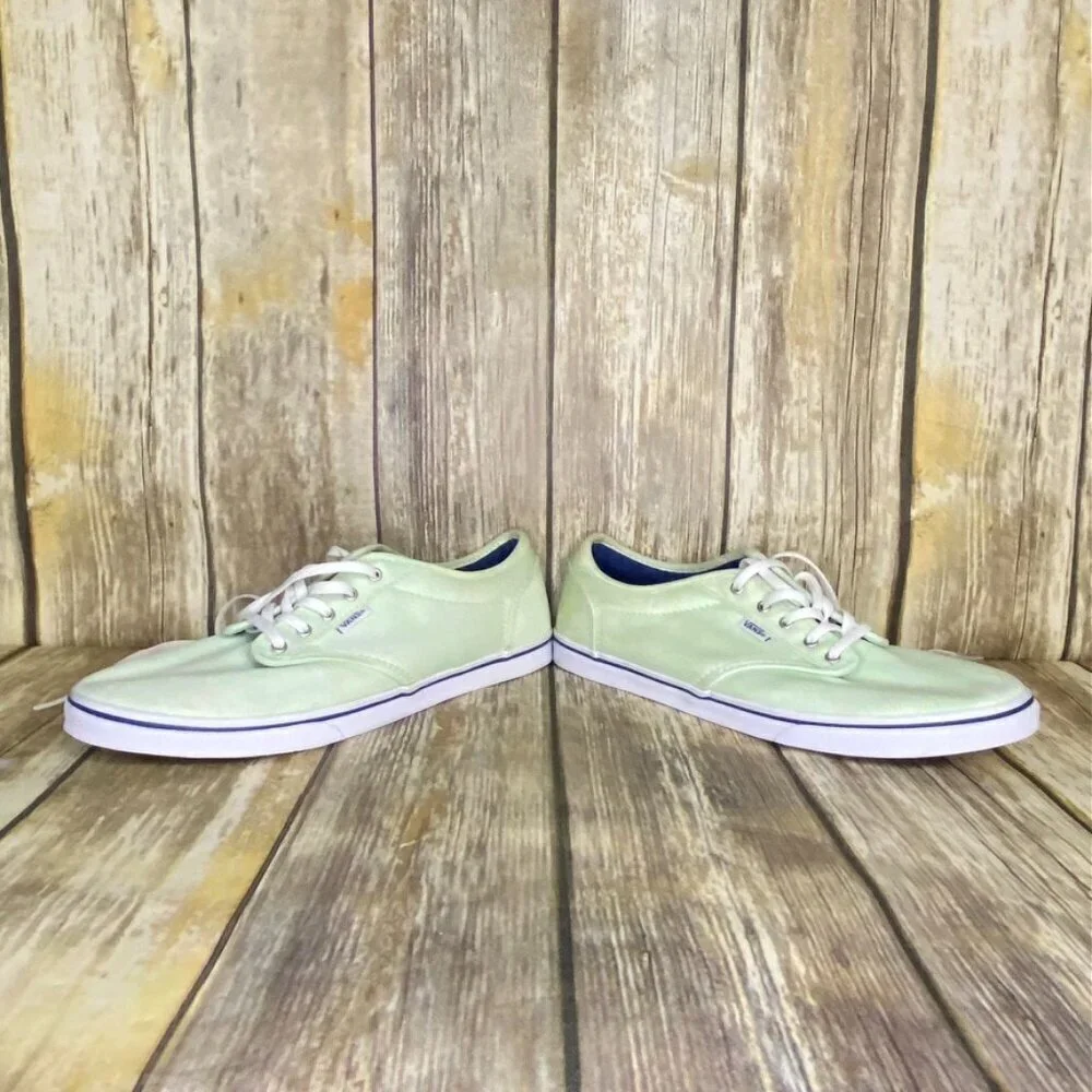 NWOT Vans Off The Wall Low Top Mint Green‎ Women's Sneakers Size 10